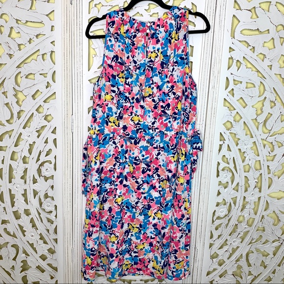 Juicy Couture Cheery Floral Tie Waist Dress - Picture 4 of 8